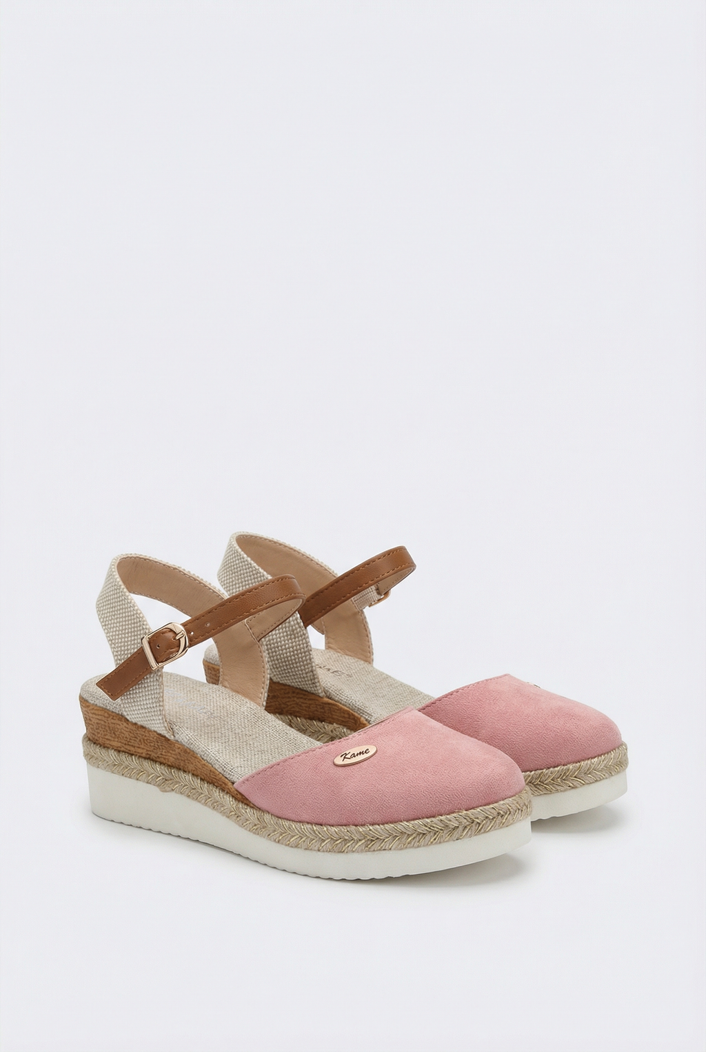 Women's Suede Sandals with Adjustable Strap