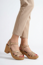 Women's Summer Sandals with Ankle Straps