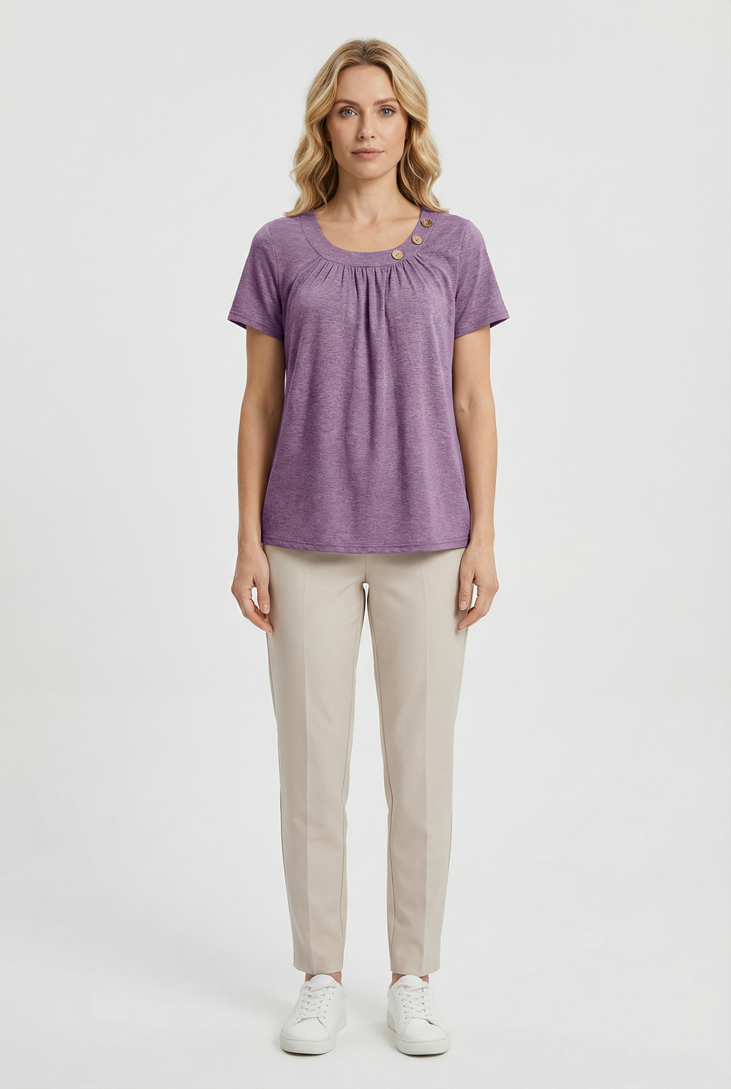 Women's Short Sleeve Summer Casual Top