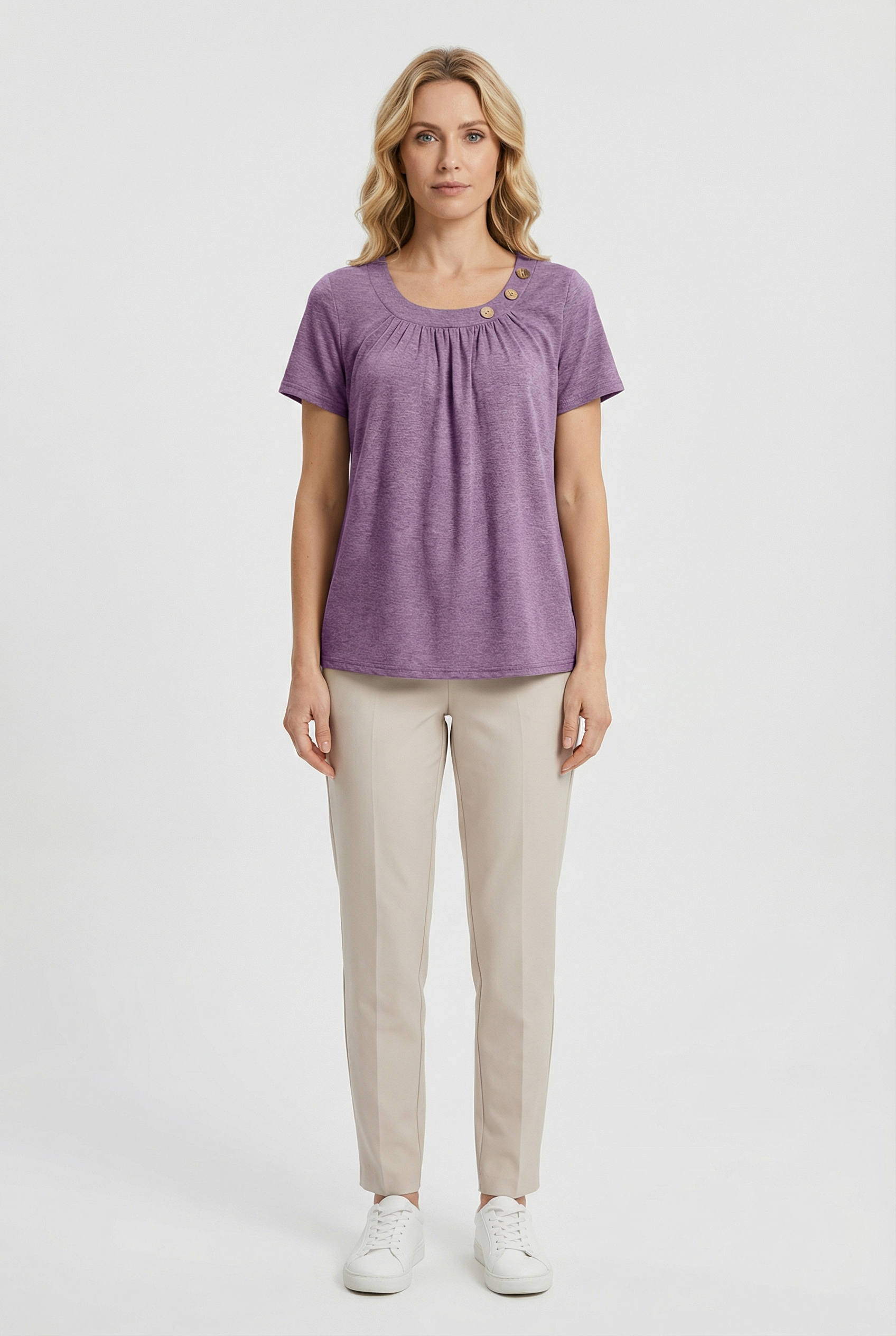 Women's Short Sleeve Summer Casual Top