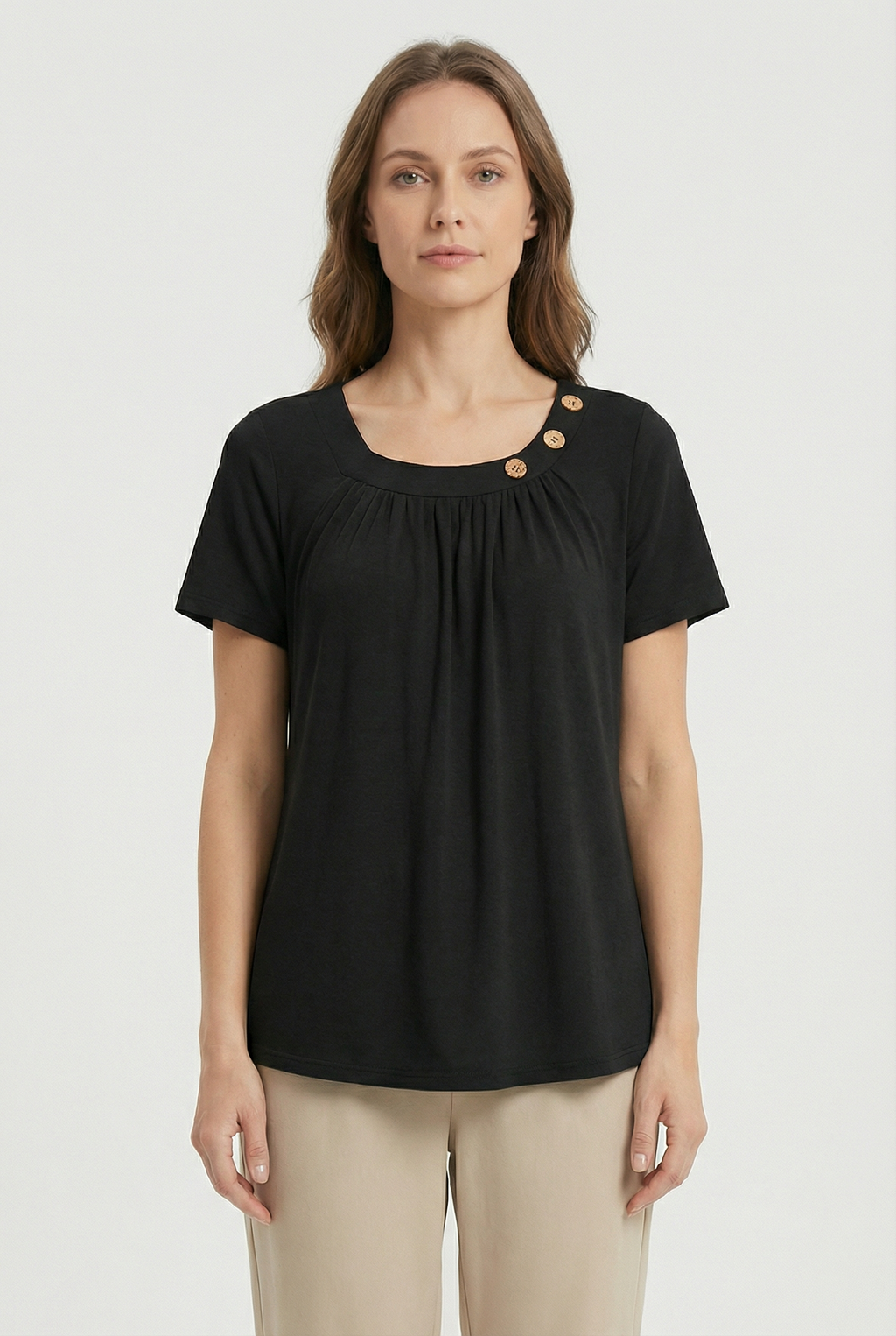 Women's Short Sleeve Summer Casual Top