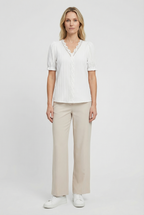 Women's Lightweight Lace Casual Top