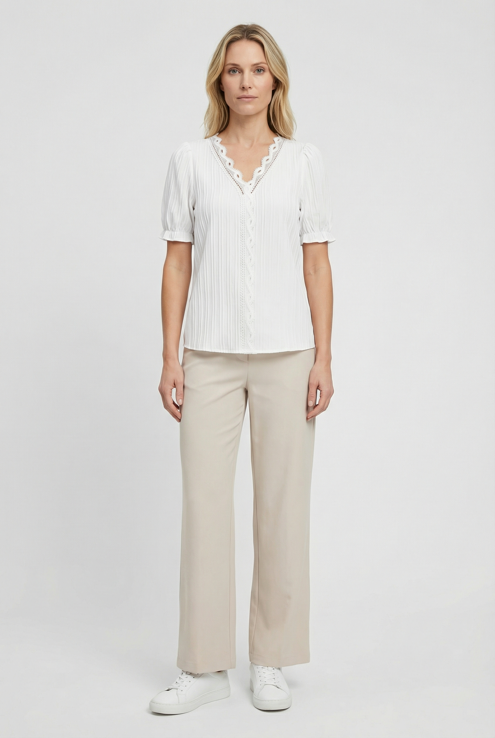 Women's Lightweight Lace Casual Top