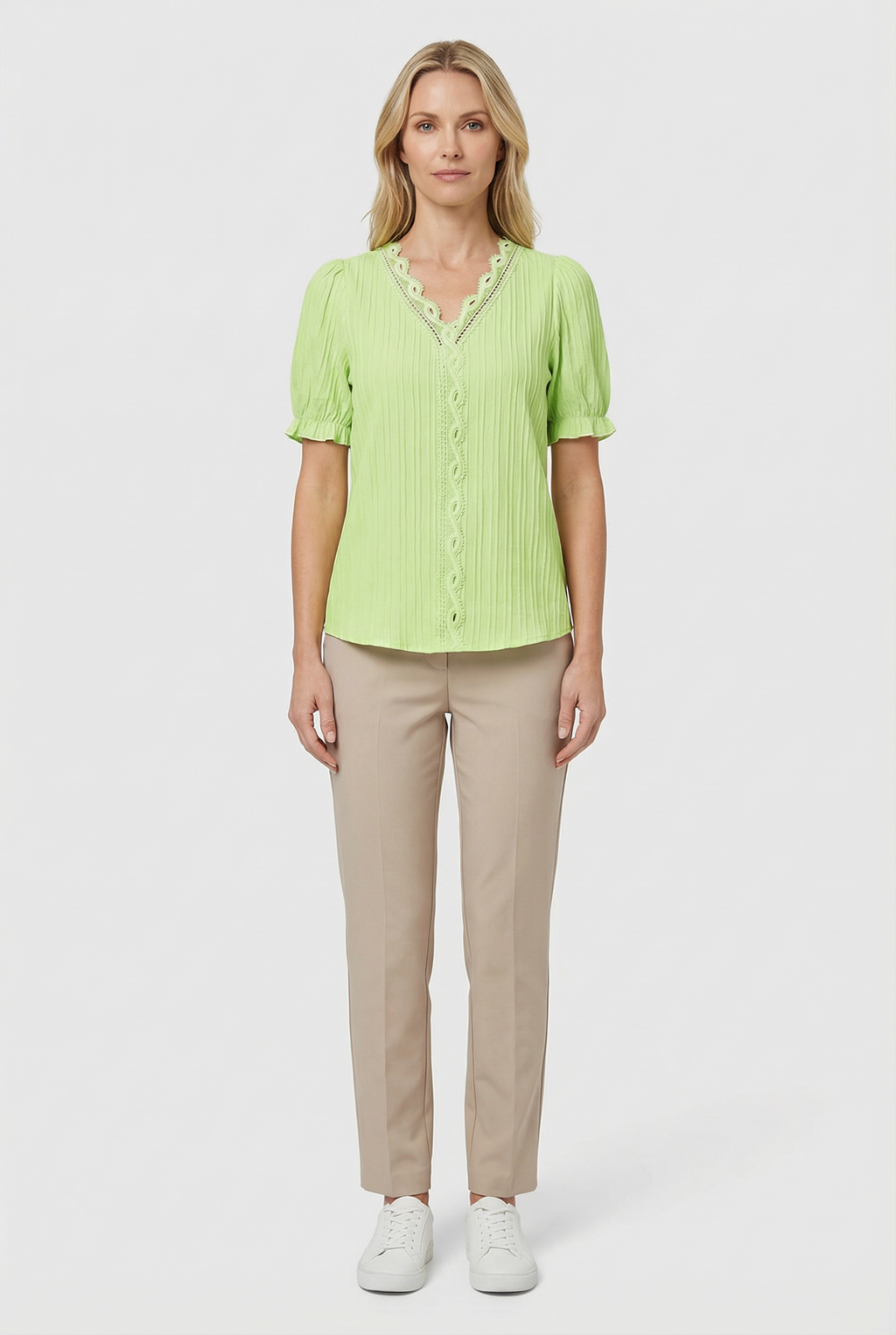 Women's Lightweight Lace Casual Top