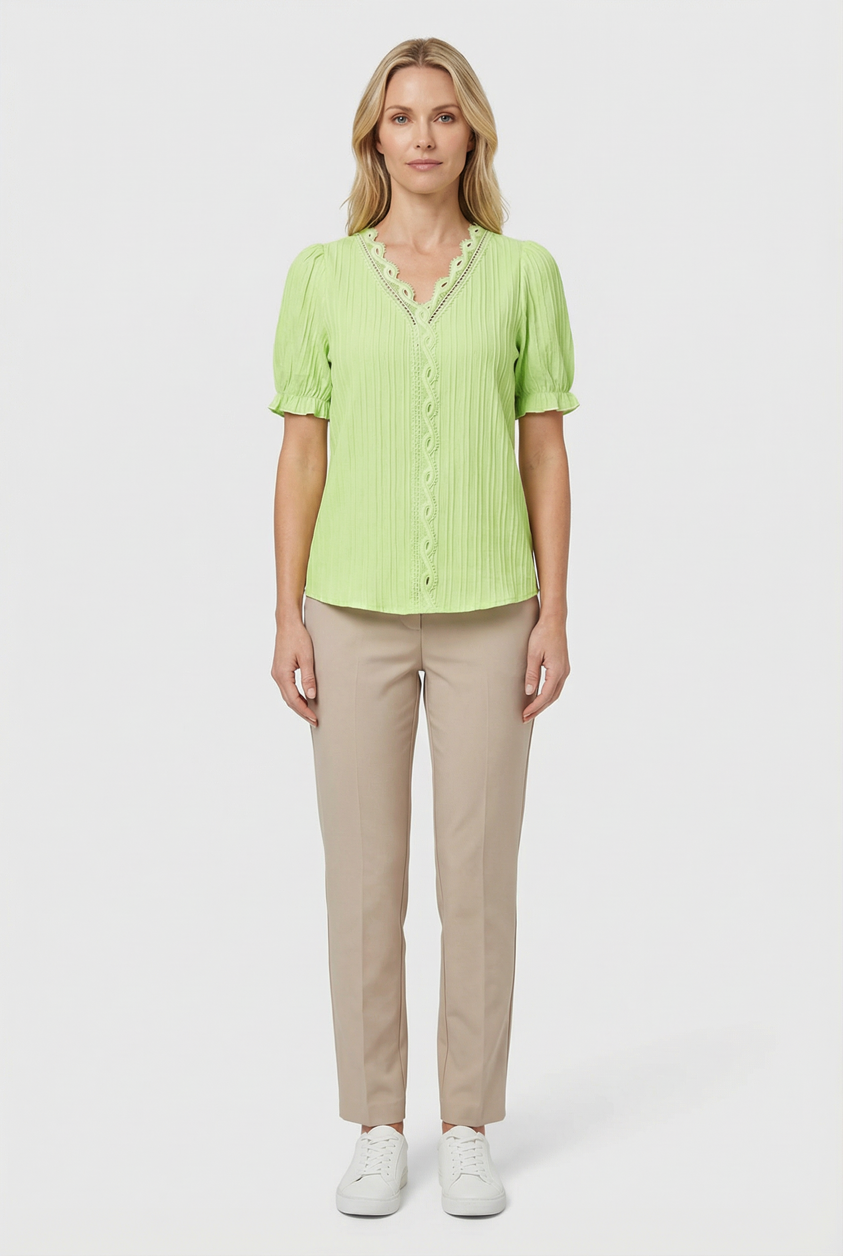 Women's Lightweight Lace Casual Top