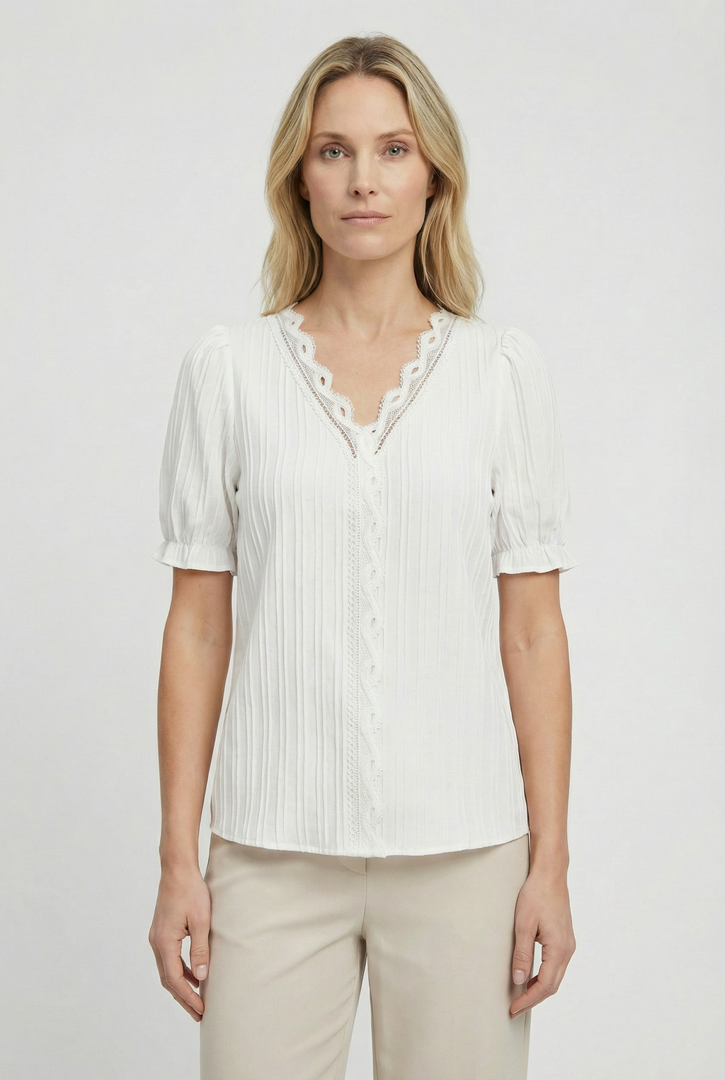 Women's Lightweight Lace Casual Top