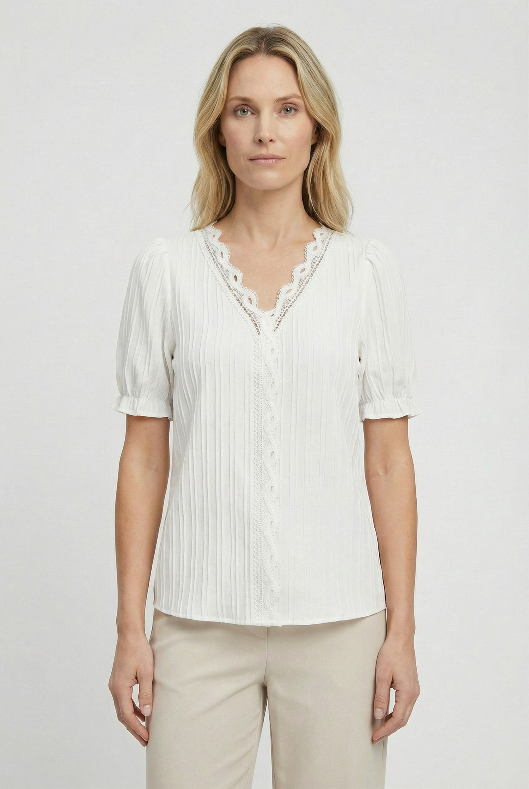 Women's Lightweight Lace Casual Top