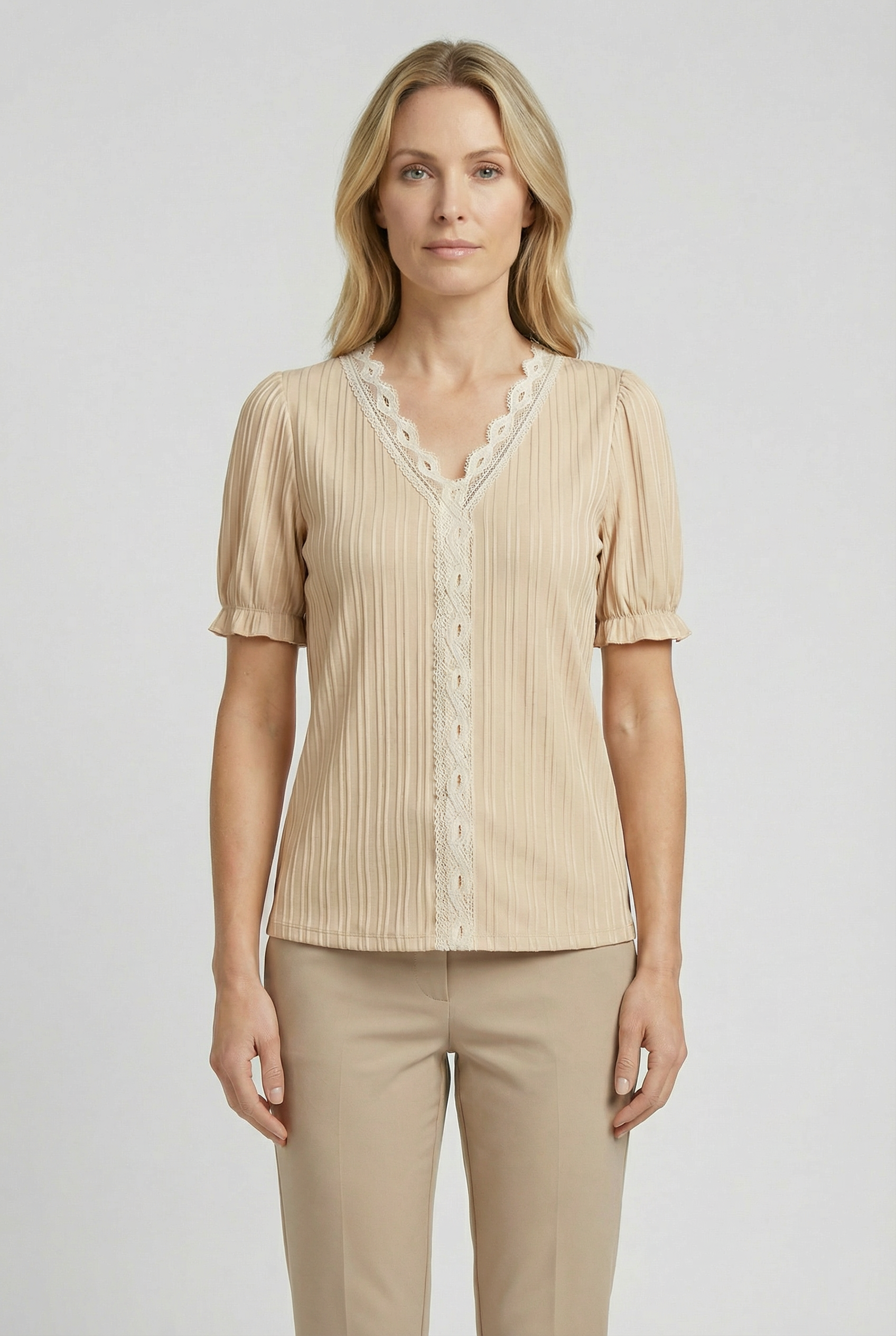 Women's Lightweight Lace Casual Top