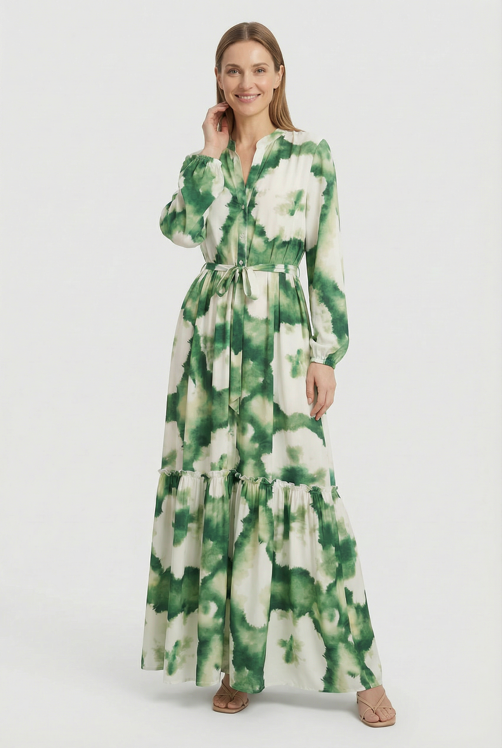 Women’s Lightweight Fabric Maxi Dress  - Casual Summer Dress