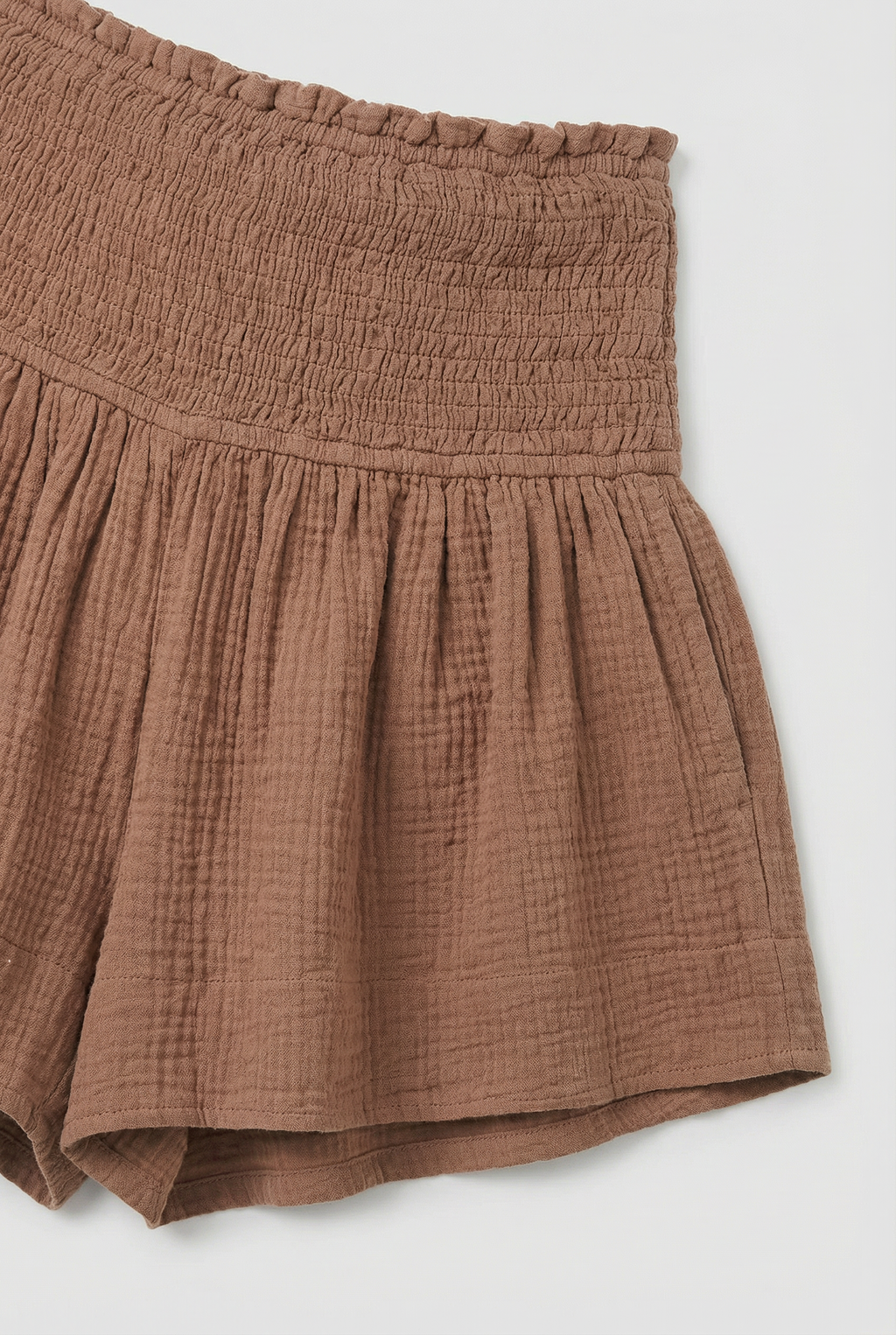 Women’s Casual Summer High-Waist Pleated Shorts