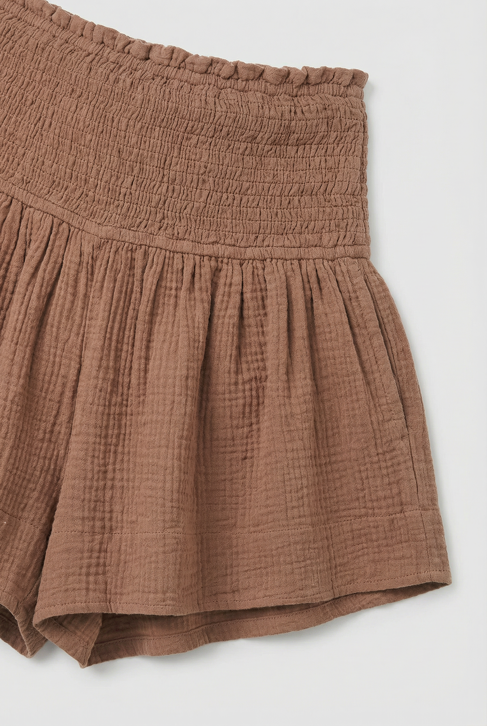 Women’s Casual Summer High-Waist Pleated Shorts