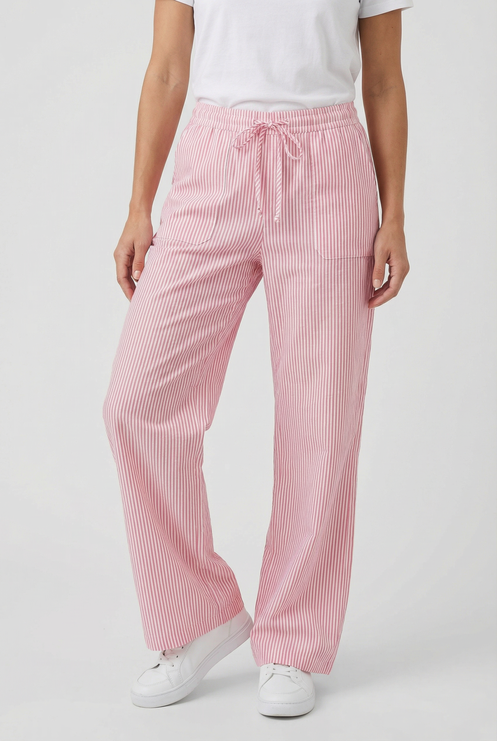 Women's Casual Pants - Loose Fit with Drawstring