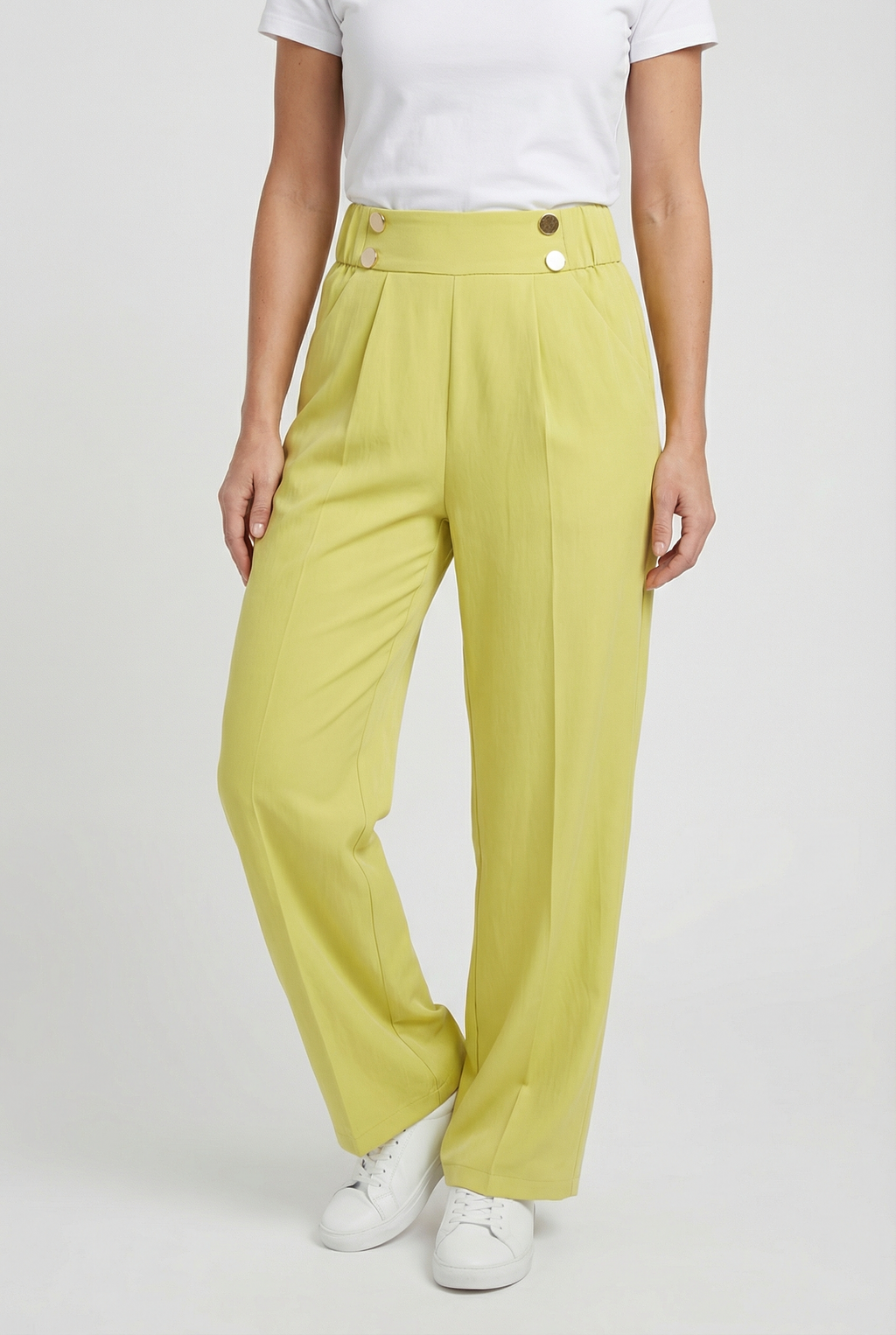 Women's Wide Leg Pants - Straight Fit