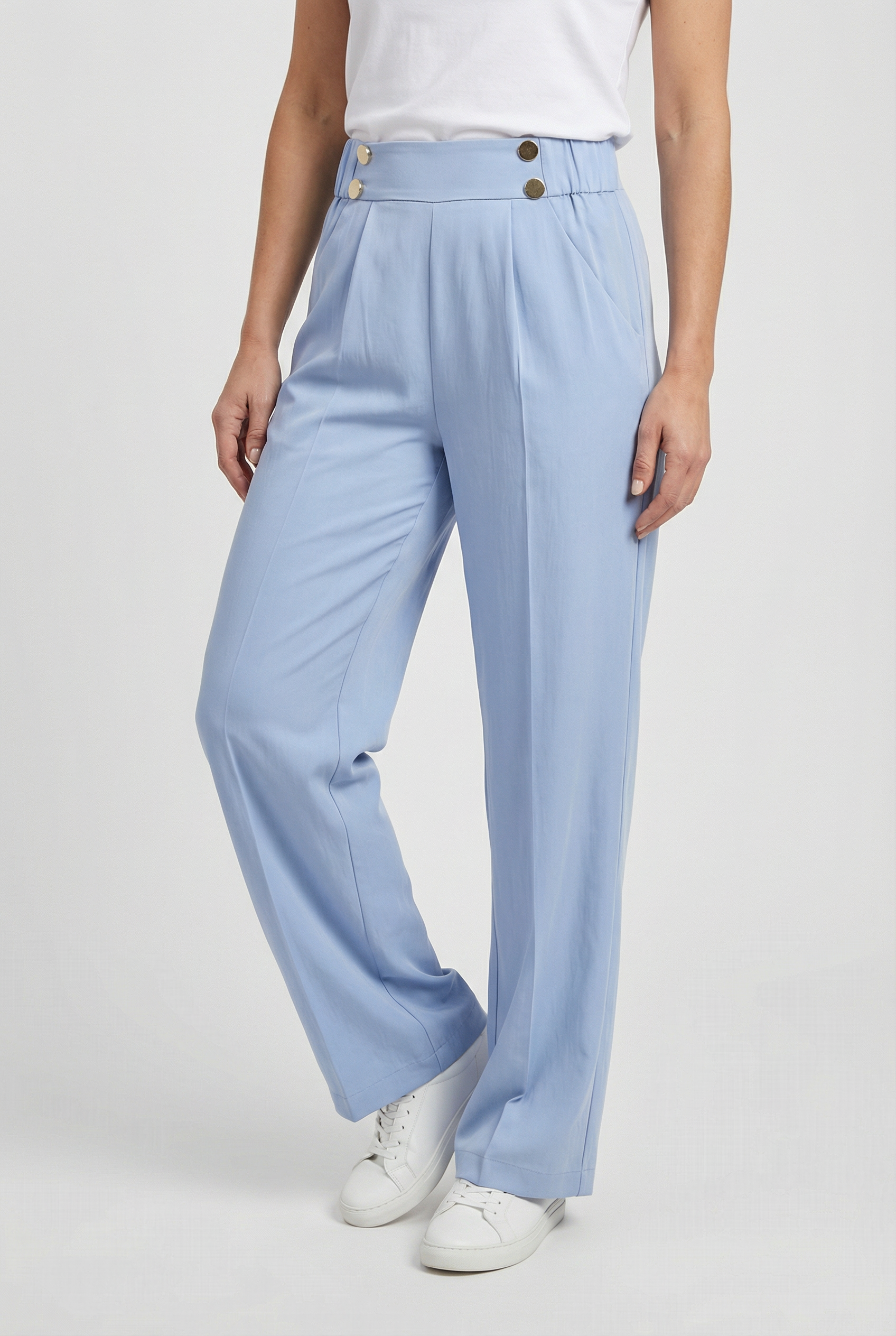 Women's Wide Leg Pants - Straight Fit