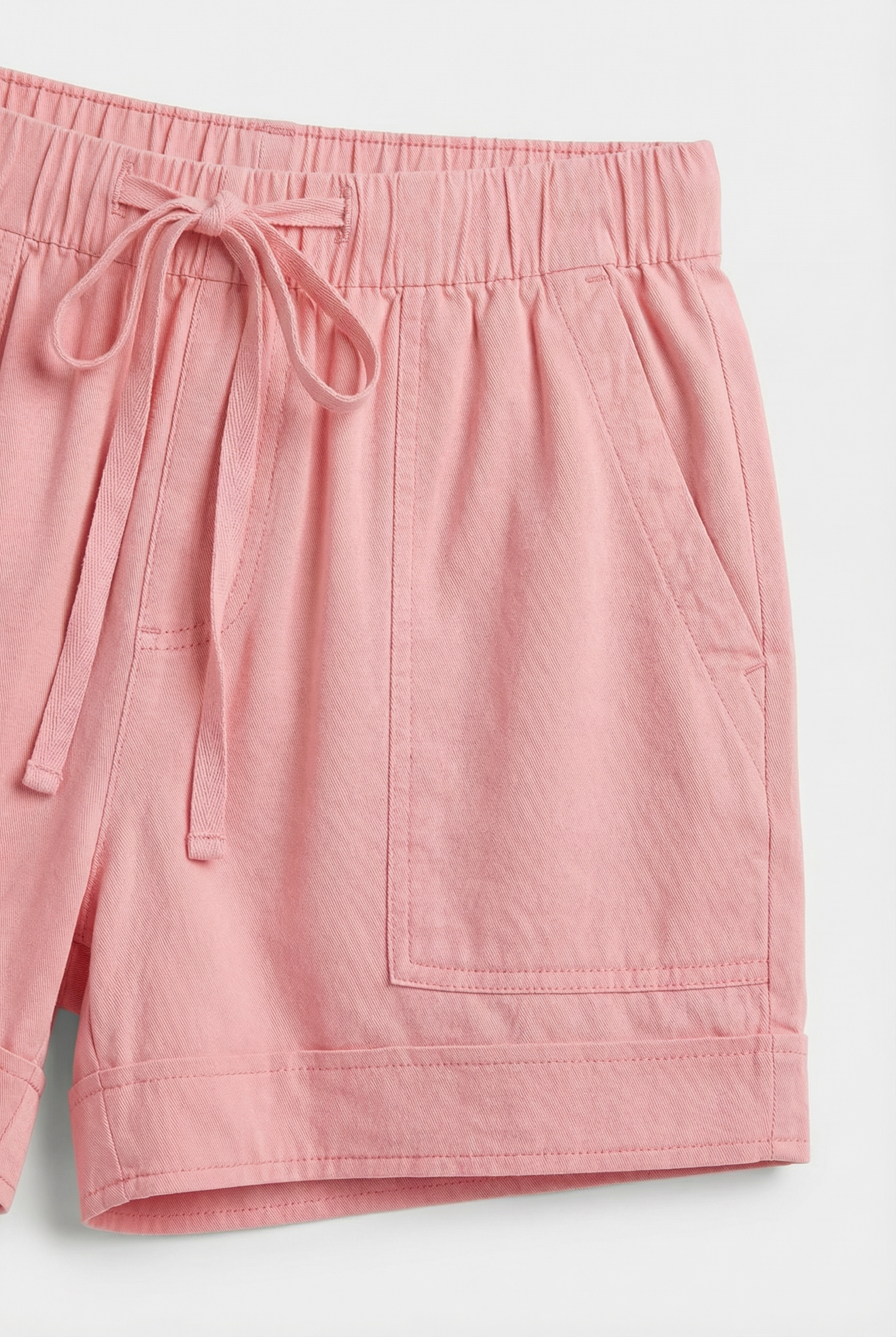 Women's Tie-Waist Shorts with Pockets for Casual Wear