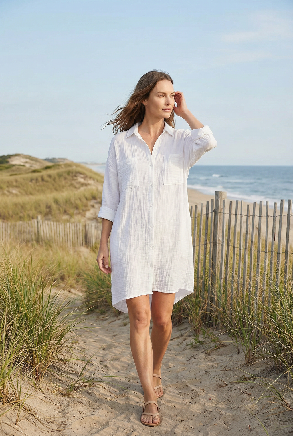 Women's Breathable Summer Linen Shirt