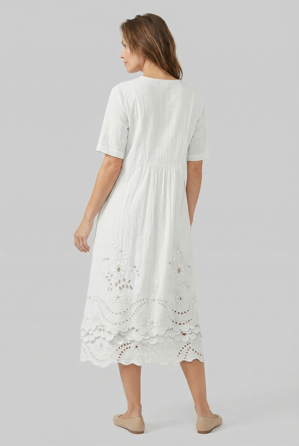 Casual Floral Midi Dress Summer