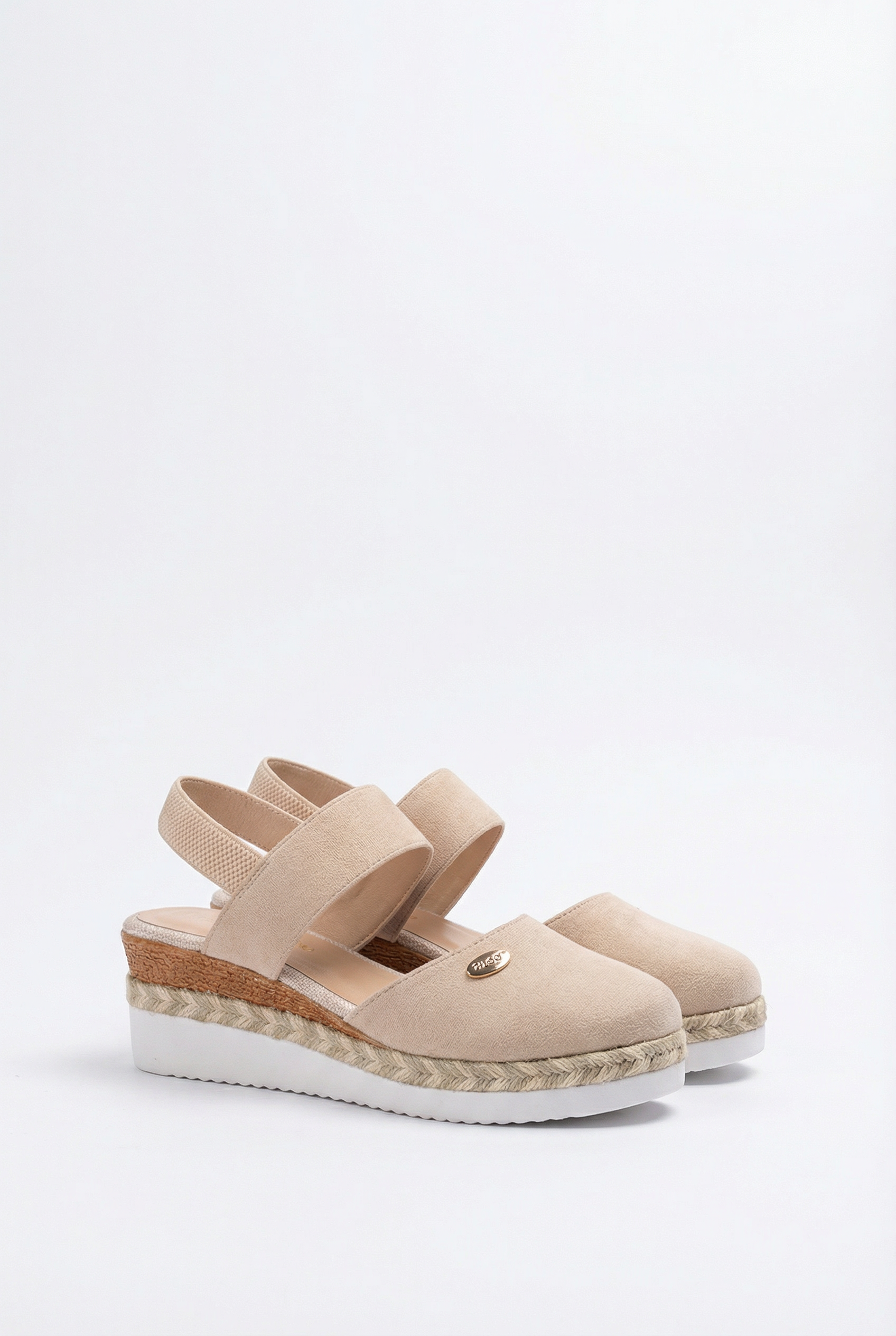 Women's Wedge Sandals with Adjustable Strap