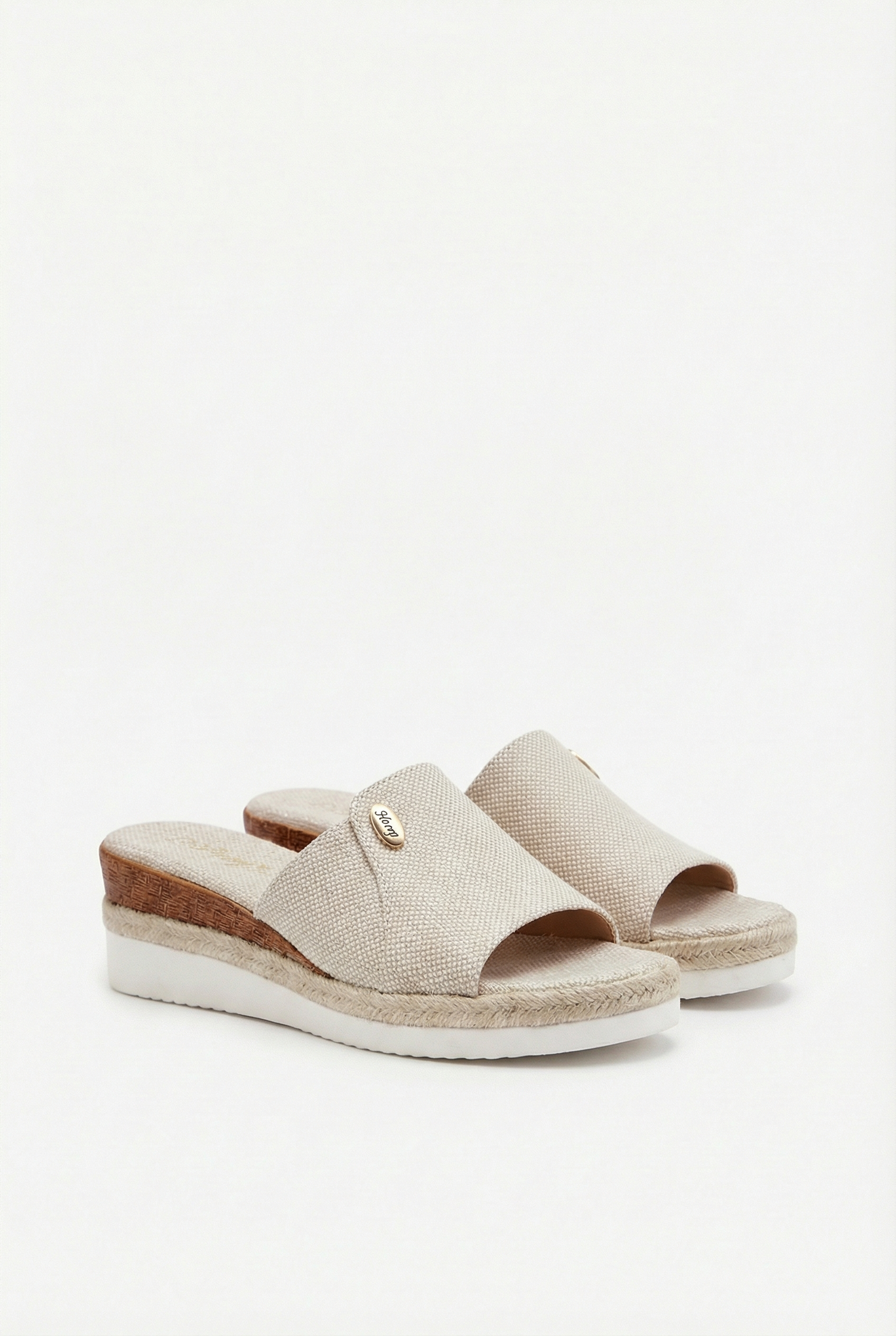 Women's Platform Wedge Slippers - Indoor & Outdoor