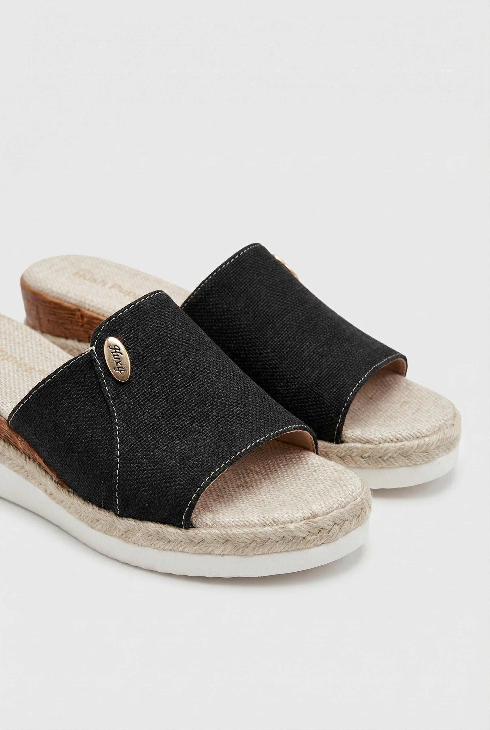 Women's Platform Wedge Slippers - Indoor & Outdoor