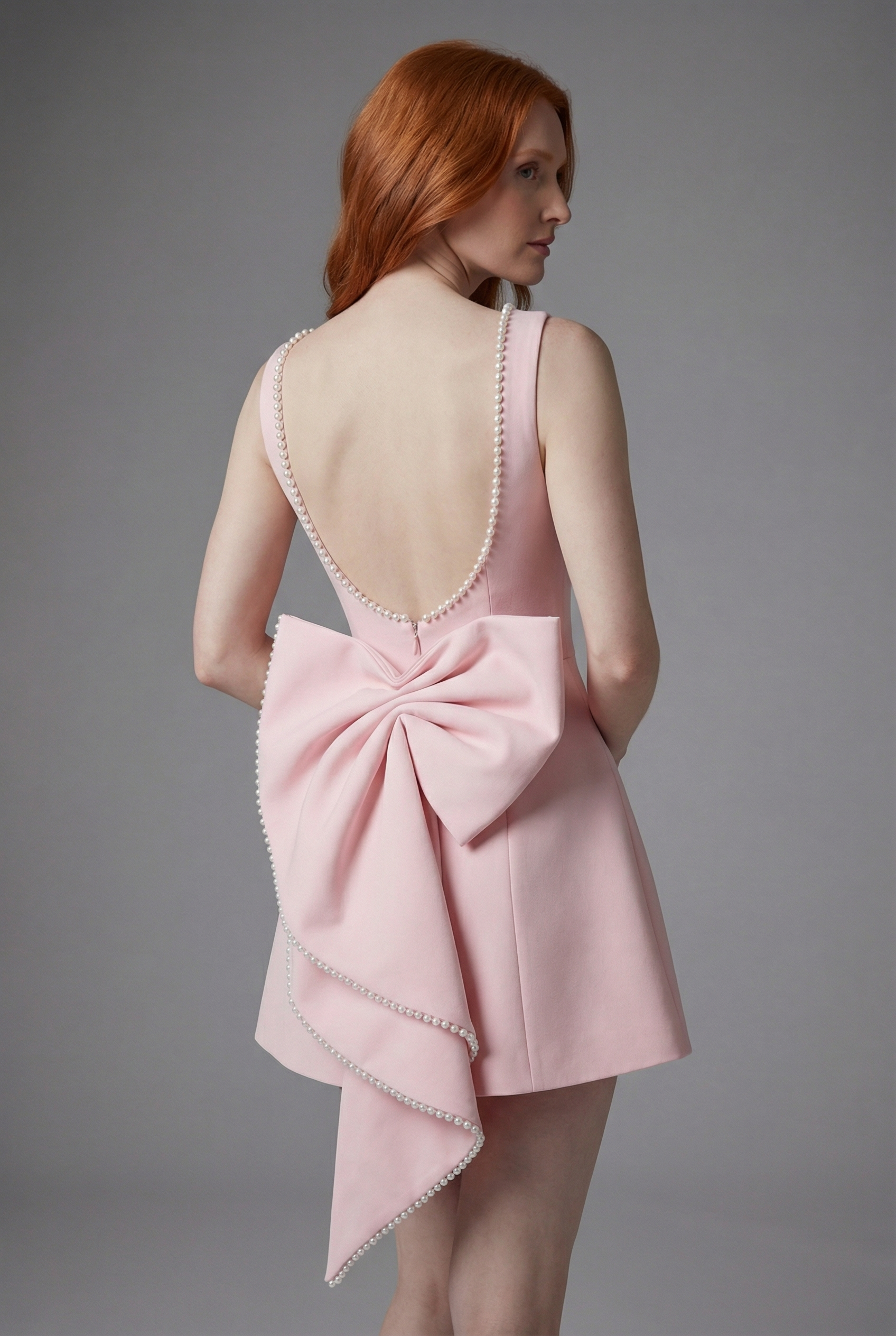 Women’s Wedding Guest Structured Cocktail Mini Dress