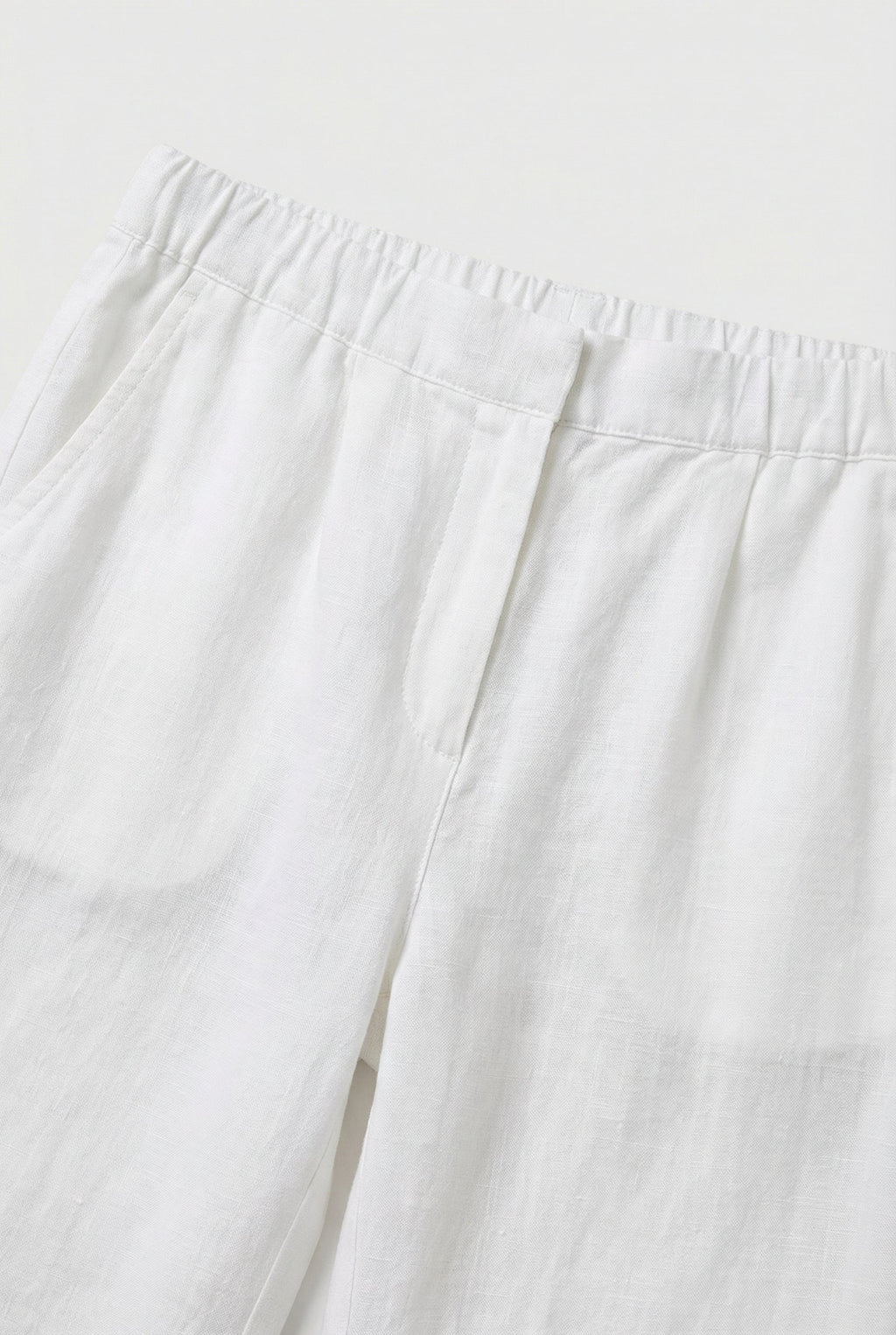 Women's Lightweight Fabric Straight-Leg Fit Linen Pants