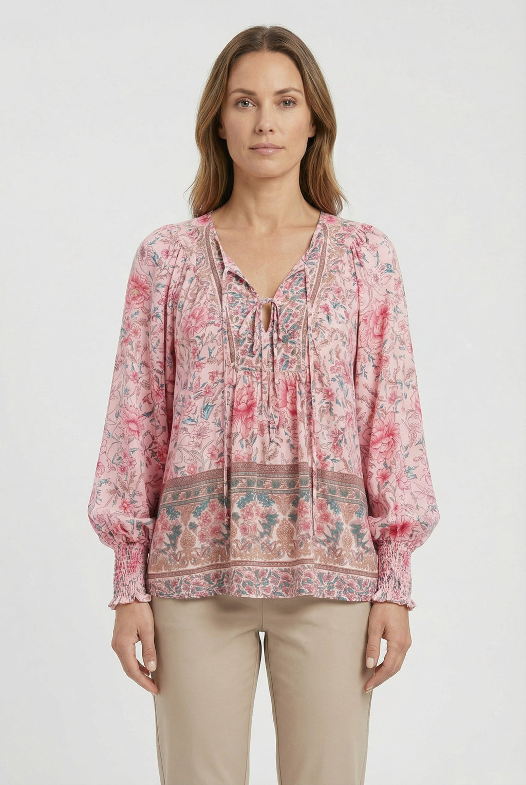 Women's Top with Classic Silhouette and Flattering Fit