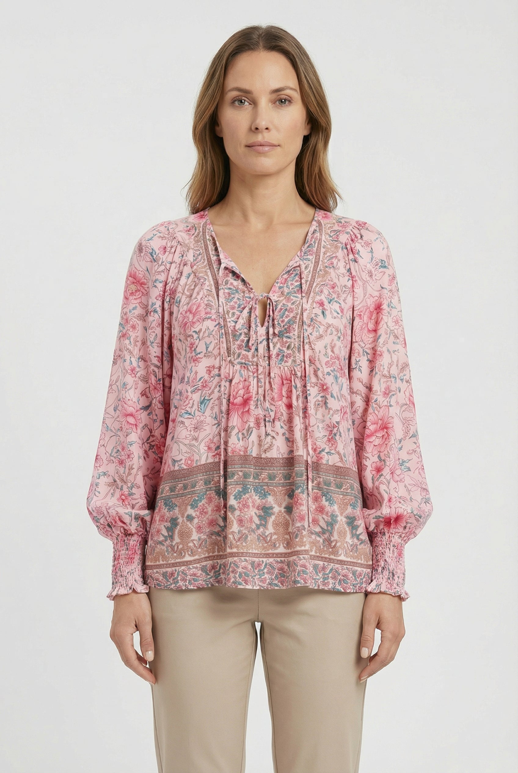 Women's Top with Classic Silhouette and Flattering Fit
