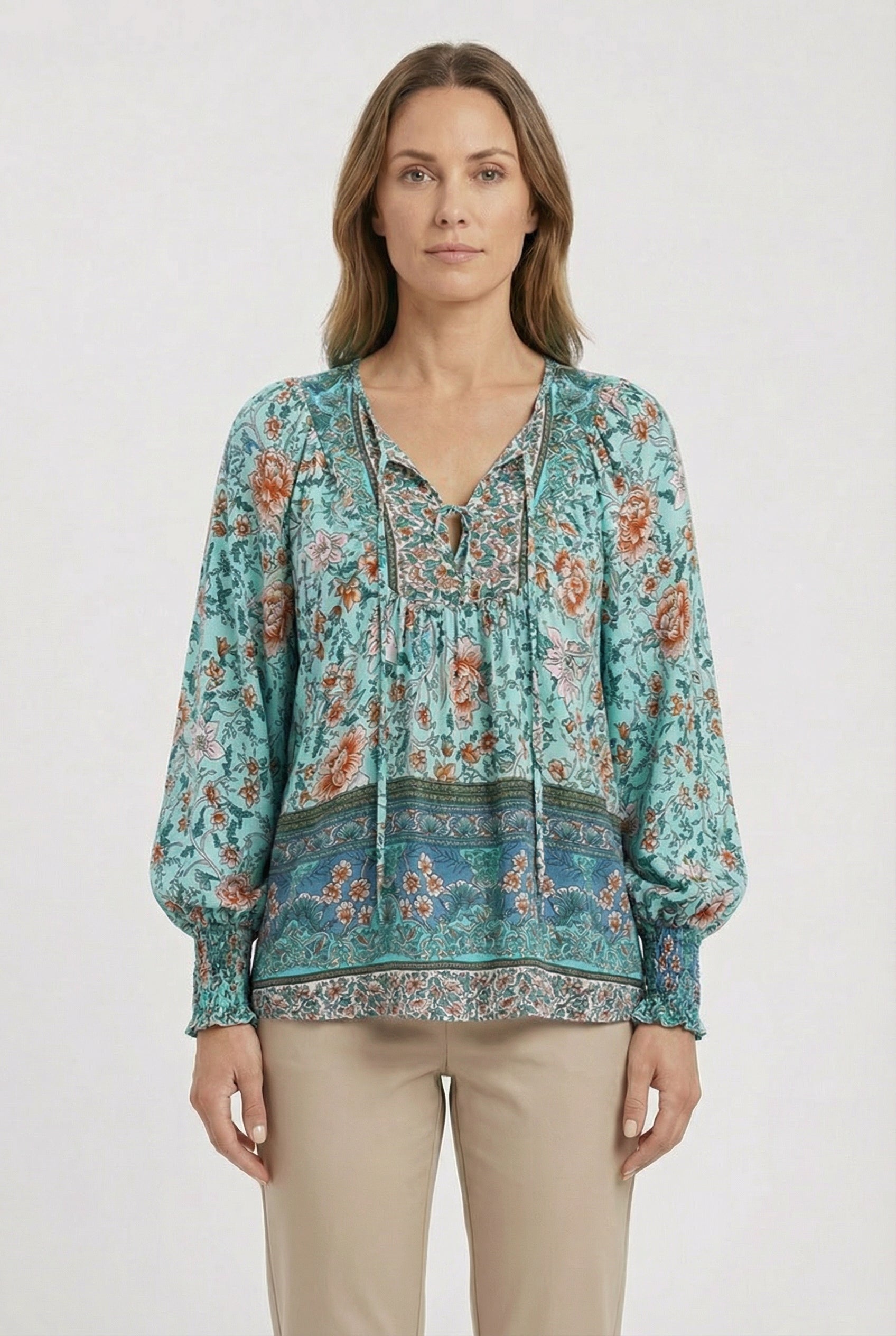 Women's Top with Classic Silhouette and Flattering Fit