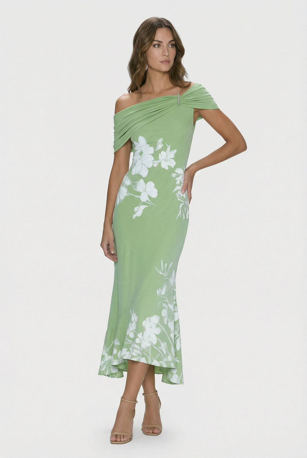 Soft Fabric Relaxed Fit Midi Dress Summer