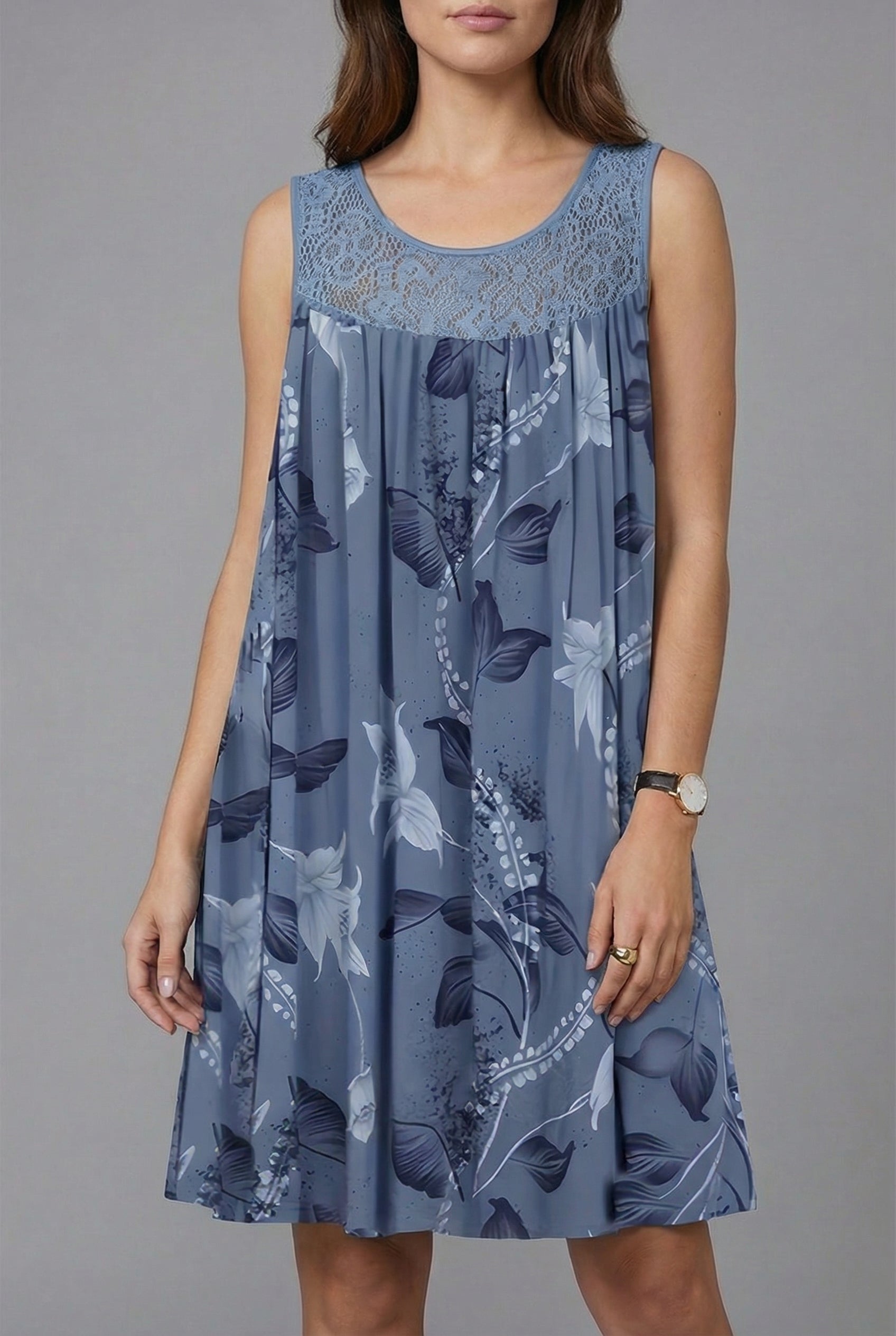 Women’s Floral Comfortable Midi Dress