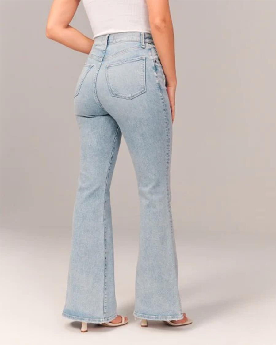 High-Waisted Flare Jeans