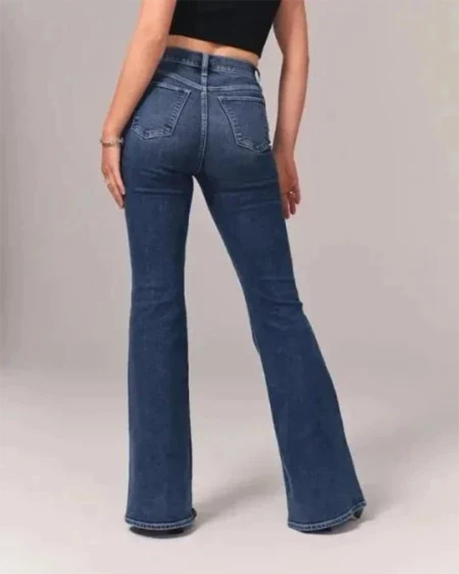 High-Waisted Flare Jeans