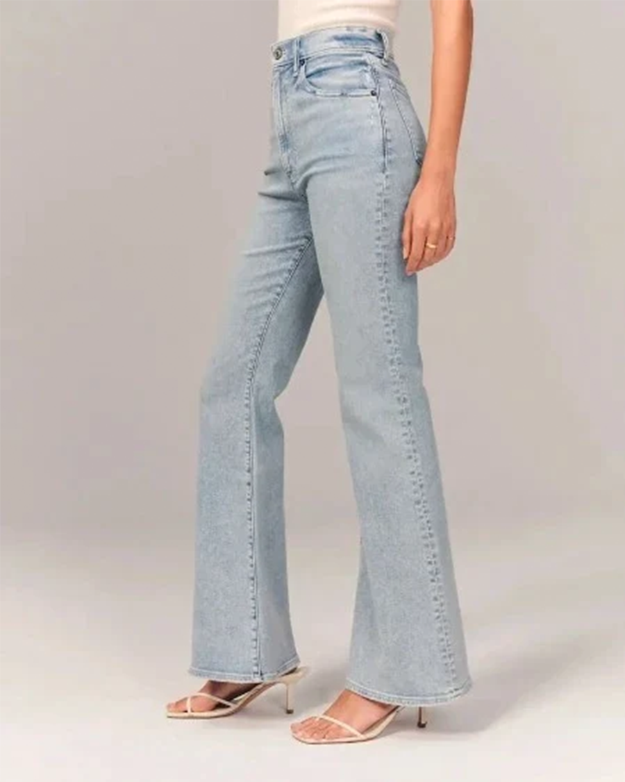 High-Waisted Flare Jeans