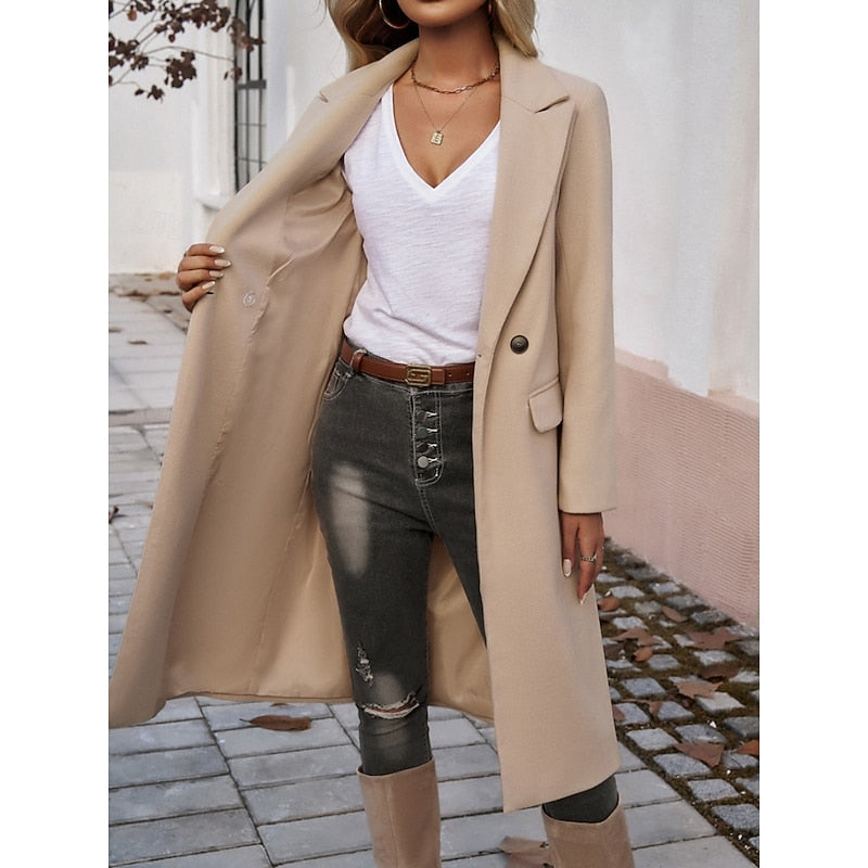 Dark Gray Longline Coat