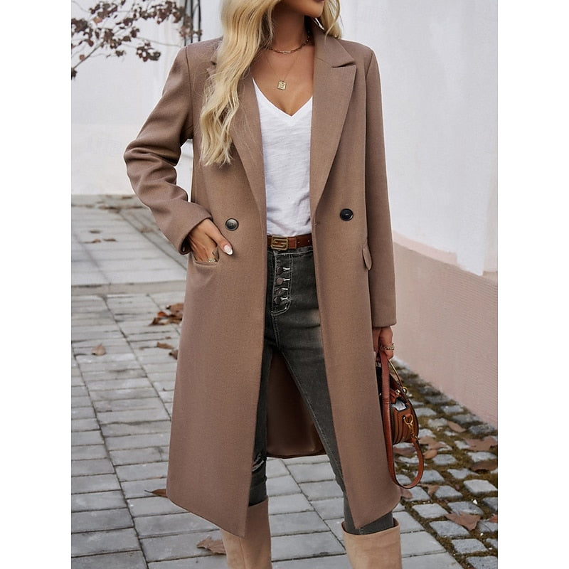 Dark Gray Longline Coat