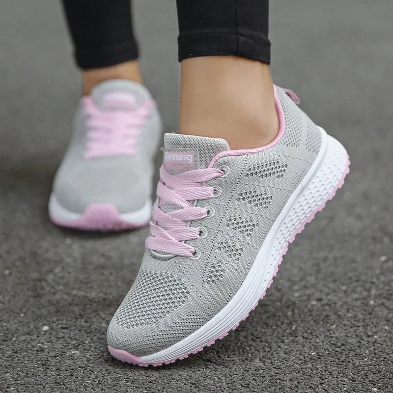 Gray orthopedic support running Sneakers