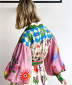 Kristin | Women's Printed Maxi Shirt Dress