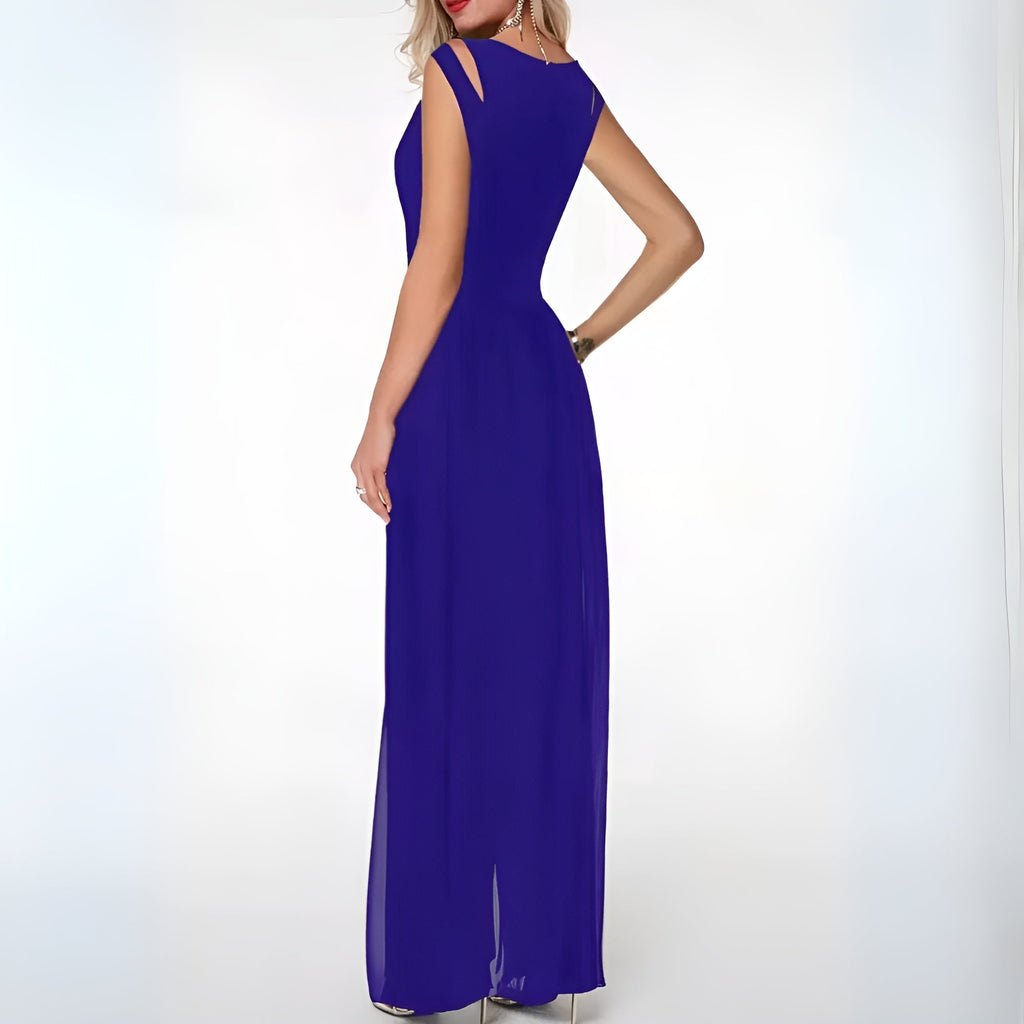 Esme | Women's Elegant Sheer Overlay Jumpsuit