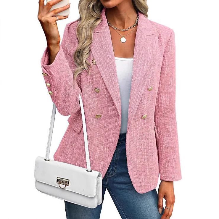 Double-Breasted Tailored Blazer
