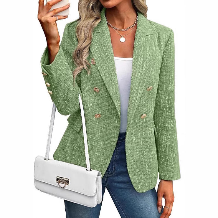 Double-Breasted Tailored Blazer