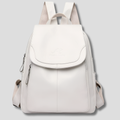 Black Embossed Anti-Theft Backpack, front view