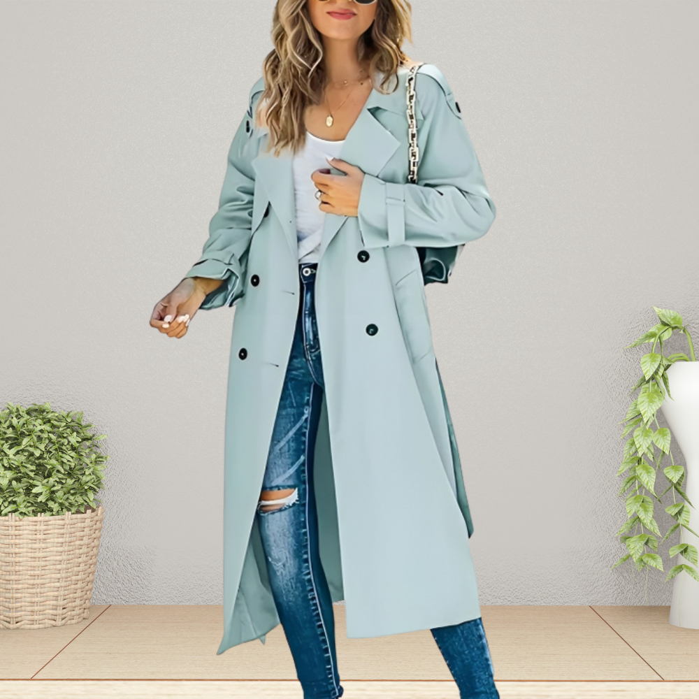 Pink Trench Coat