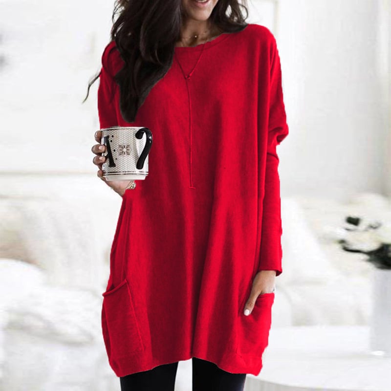 Purple Relaxed Pocket Tunic