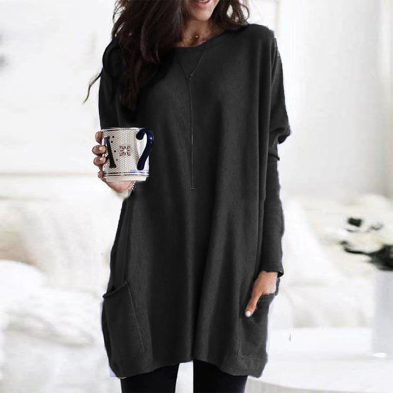 Purple Relaxed Pocket Tunic