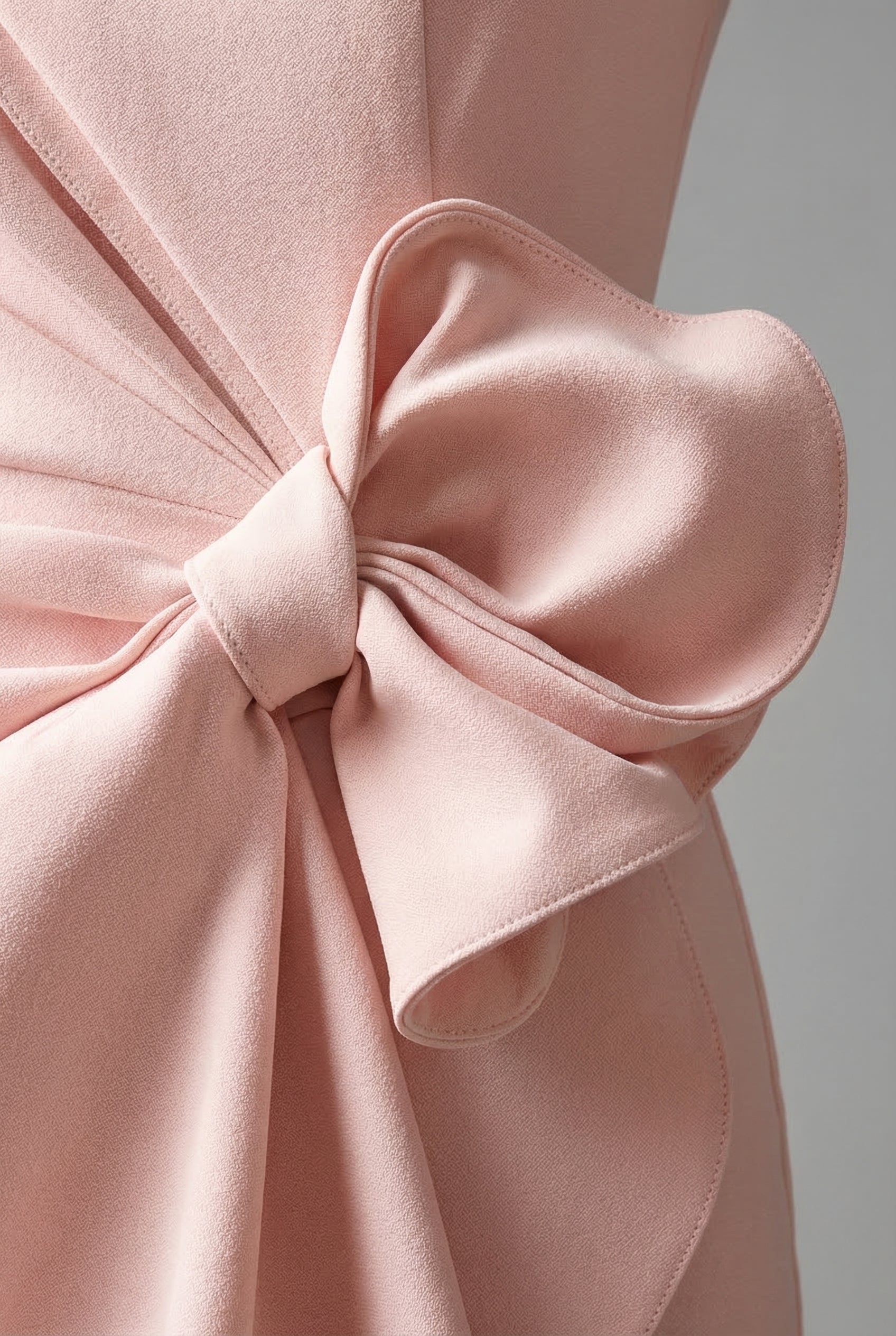Bow Detail Sleeveless Wedding Guest Cocktail Dress