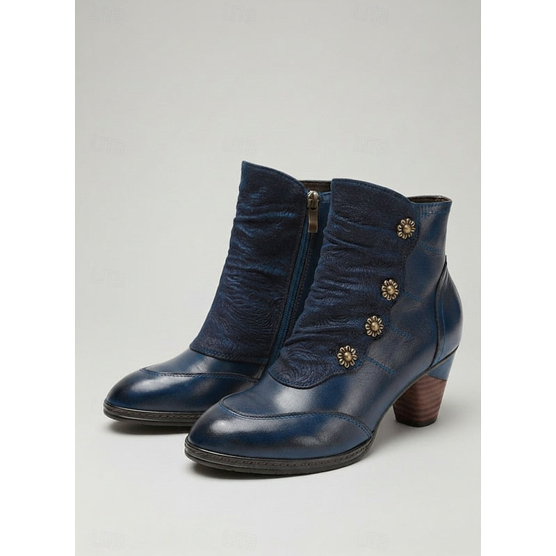 Blue heeled Boots