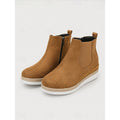 Brown wedge ankle Boots