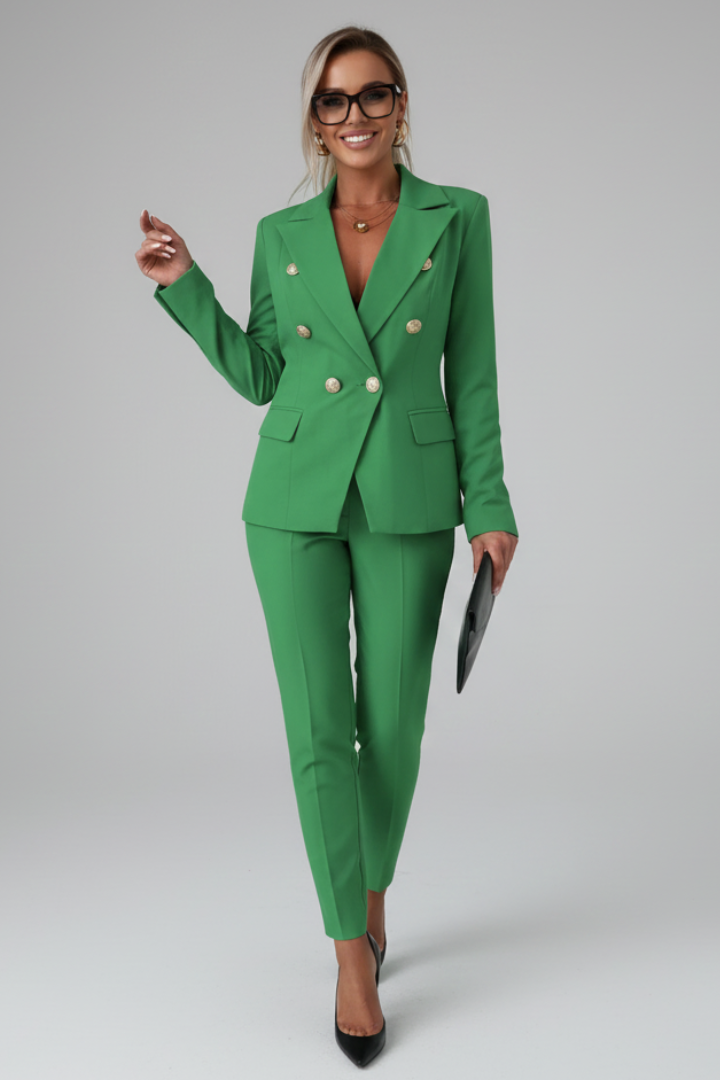 Double-breasted co-ord set