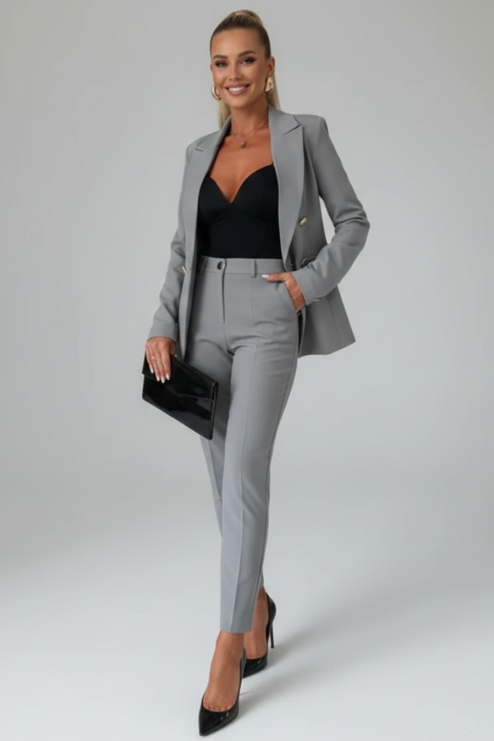 Double-breasted co-ord set